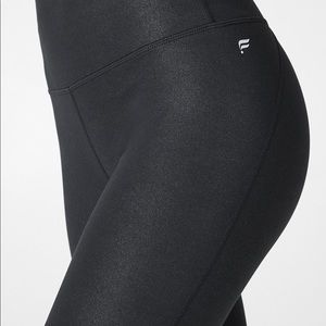 NWT fabletics high waisted faux leather leggings